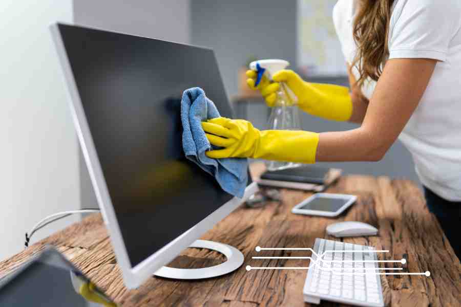 Trabajos de limpieza de oficinas