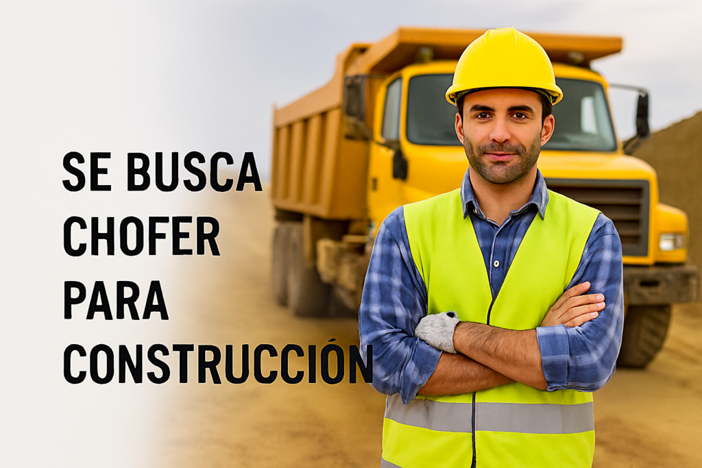 Chofer para construcción