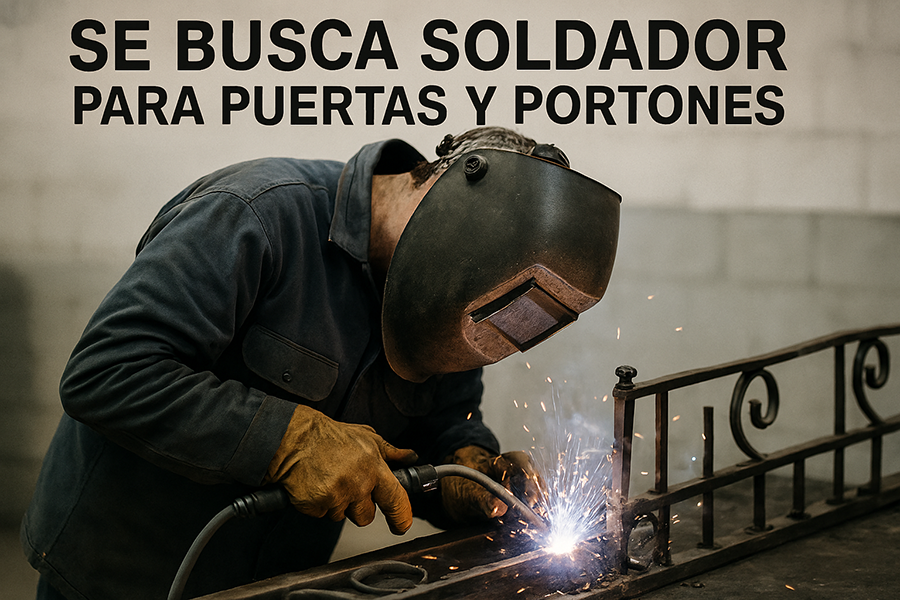 Soldador para puertas y portones